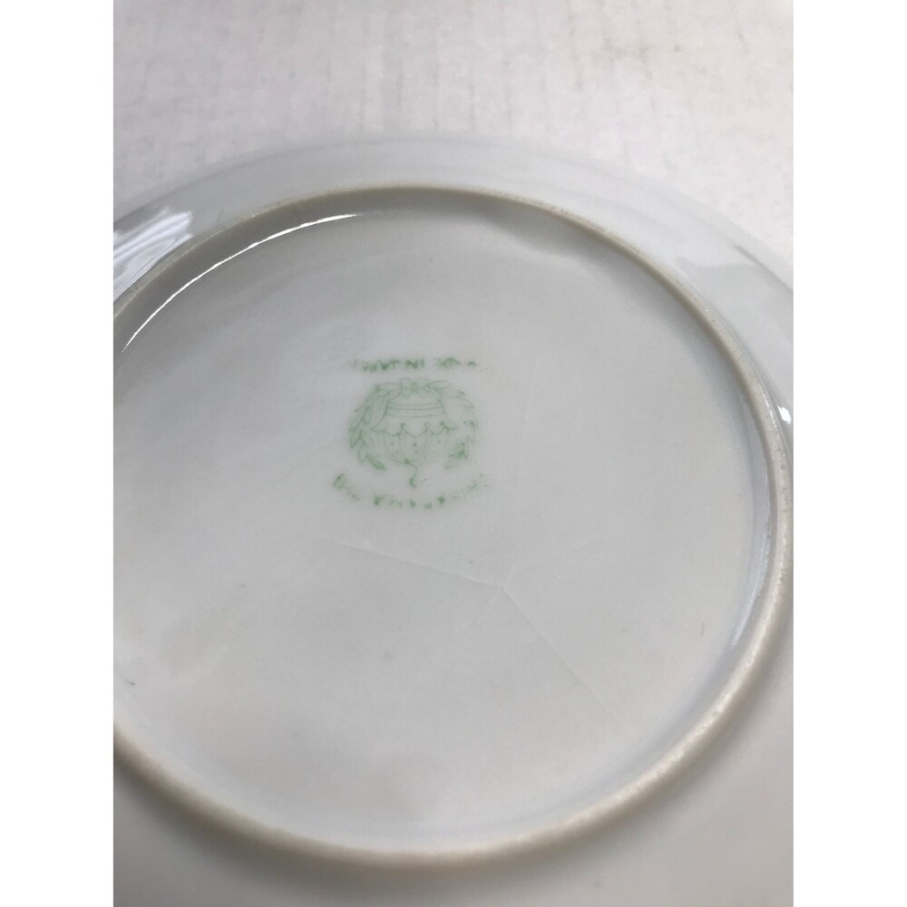 Rare eBerthal Bavaria Germany Mini Blue Lusterware Cup and Saucer - Picture 3 of 3